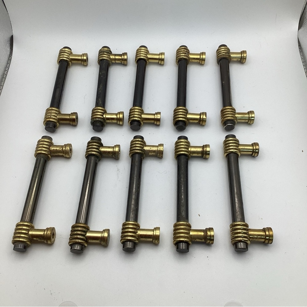 10 X Amerock BP1964-BNB Black Nickel Solid Brass Pull 3-15/16" center 3" drawer